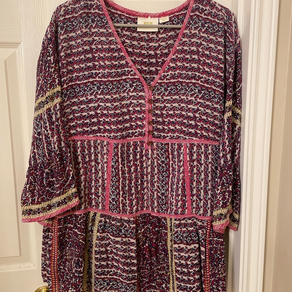 Anthropologie Maeve tunic top in silk